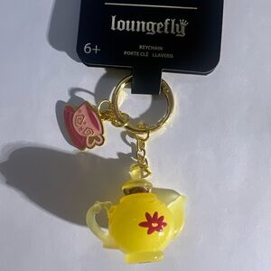Loungefly Alice in Wonderland Teapot Mouse 3D Keychain NWT 2025